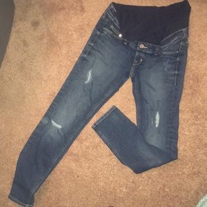 Mama Skinny high rib maturity jeans size 6